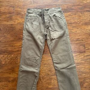 Helix Men's Tan Straight Jeans